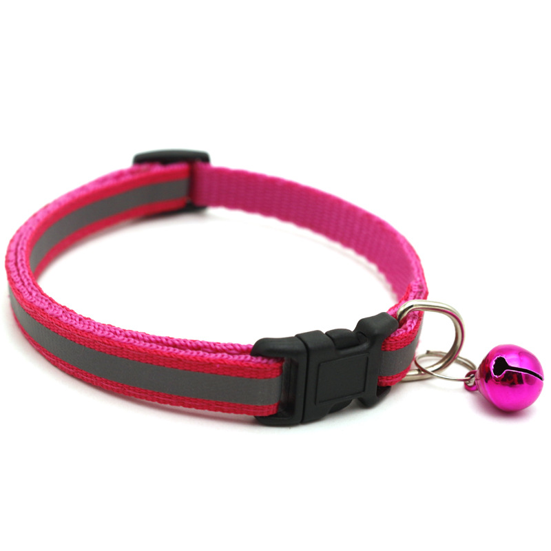 JK Pet Reflective Patch Collar Reflective Cat Dog Collar Bell Collar Pet Luminous Collar — image 11