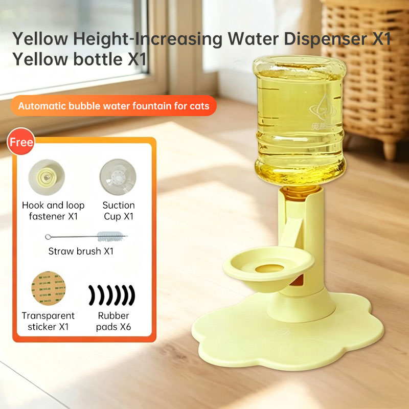 Gravity Cat Water Dispenser, No Electricity, Filter-Free, Adjustable Height Pet Fountain for Cats & Small Dogs — image 9