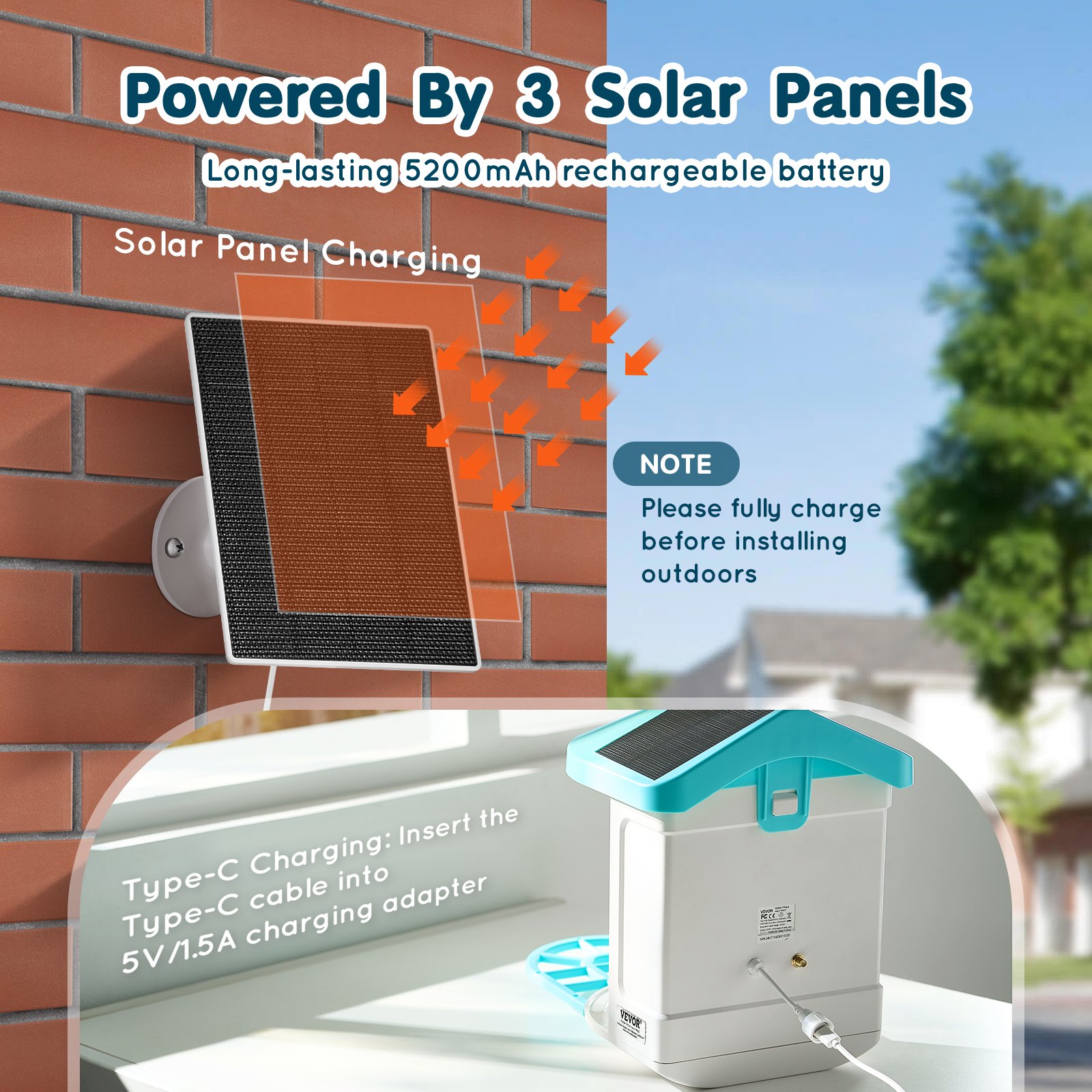 Comedor Inteligente de Pájaros con Cámara AI Identifica +10.000 Especies - Energía Solar — imagen 4