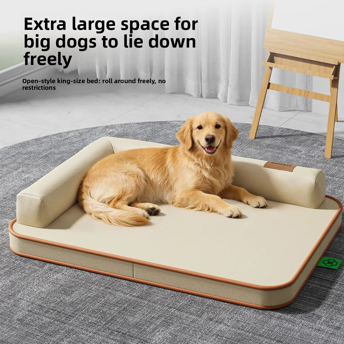 Bed for Large Dogs Medium Dog Big Cushion Bedding Cats Sofa Baskets Small Breeds Mat Cushions Accessories Blanket Pet Puppy Pets — image 3