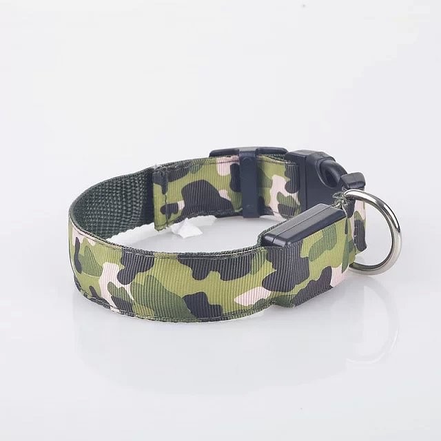 New Pet Led Cat Collar Waterproof Usb Rechargeable Nylon Flashing Light Up Led Dog Collar — image 7