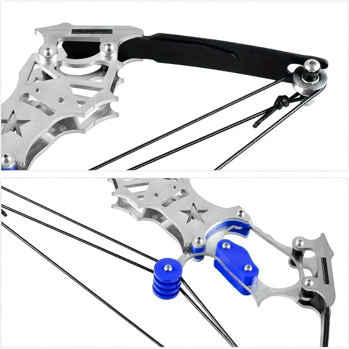 Archery Bow Set Left And Right Hand Compound Bow Hunting Bow Metal Material Catapult RH LH For Practice Archery — image 7