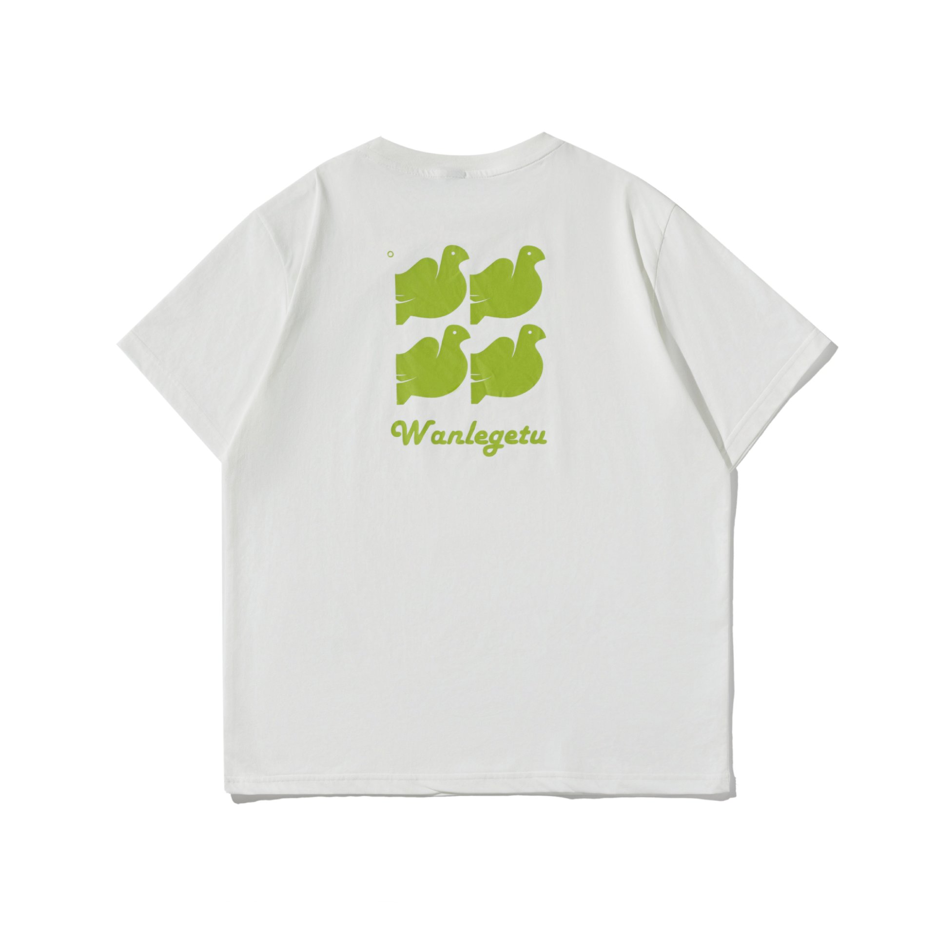 Peaceful Dove Print Short Sleeve T-Shirt for Men Outdoor Quick-Dry Tee — image 4