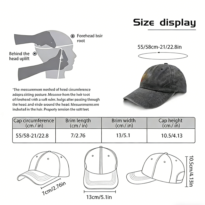 2 gorras de béisbol bordadas "Grumpy Old Vet", gorra de algodón gris lavado estilo vintage para veterinarios, hombres y mujeres — imagen 5