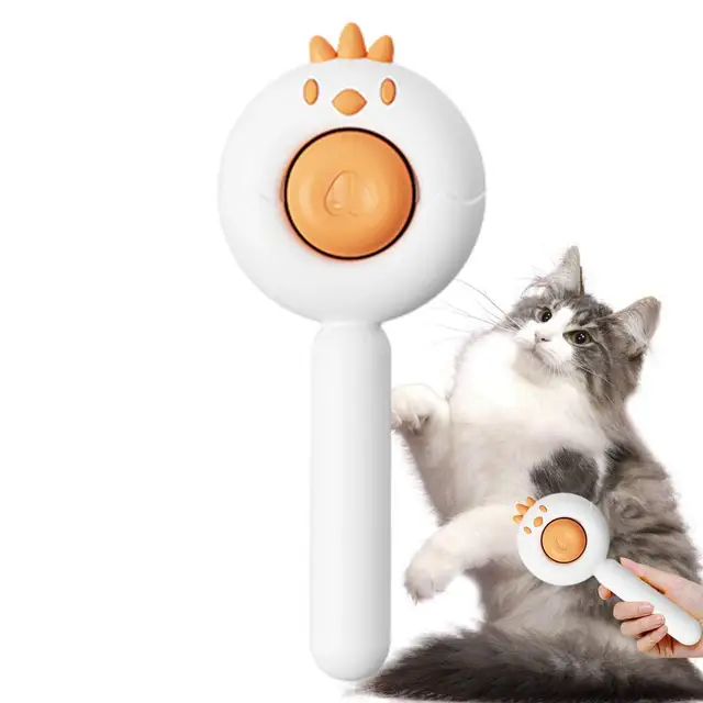 Cepillo para Perros Auto-Limpio Dientes de Acero Inoxidable Cepillador para Mascotas Fácil Eliminación de Pelos y Masaje Multifuncional Suministros para Mascotas — imagen 10