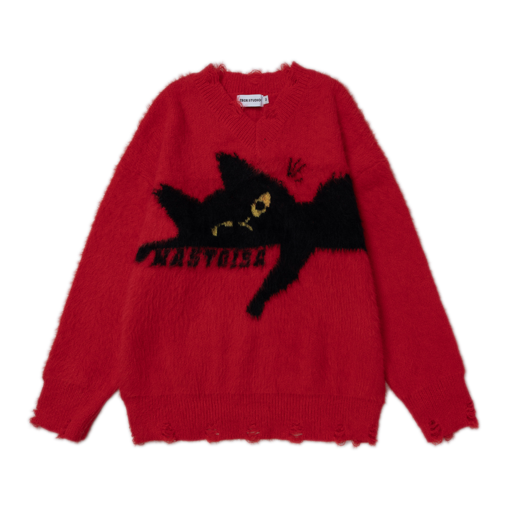 Cat Jacquard Sweater — image 7