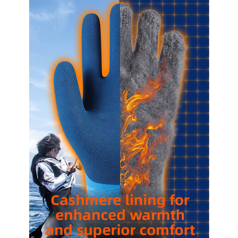 2 Piezas de Guantes de Invierno Cálidos, para Esquí, Cámaras Frigoríficas, Pesca, Impermeables, Afelpados, Resistentes al Desgaste, Gruesos y Anticongelantes — imagen 10