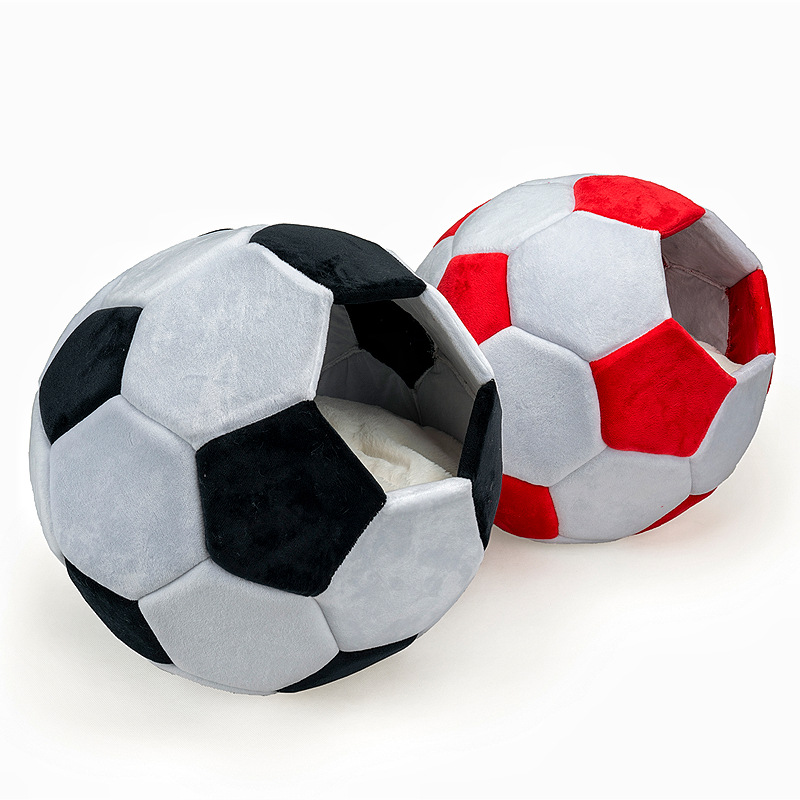 Colchoneta Nido para Mascotas Todo Uso, Todo el Año, Estilo Balón de Fútbol Americano, Casita Creativa para Perro Pequeño, Nido Cálido para Gato en Otoño e Invierno — imagen 5