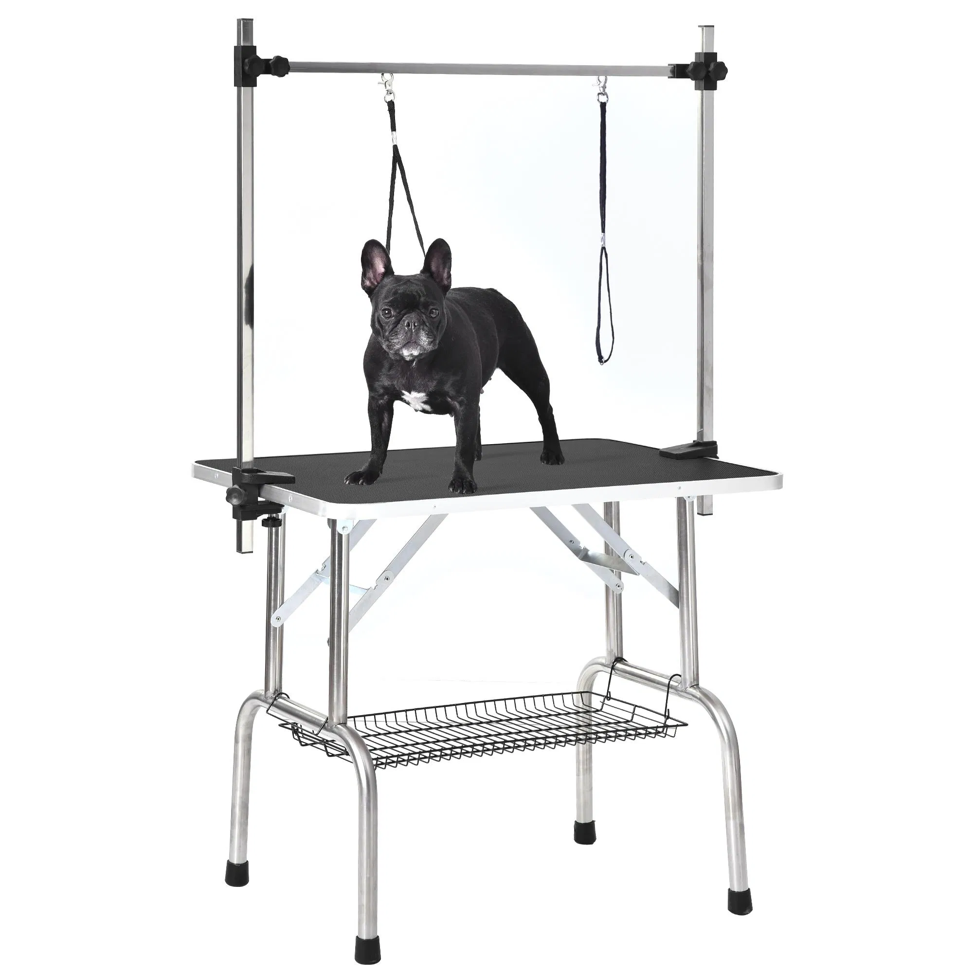 36" Professional Dog Pet Grooming Table Adjustable Heavy Duty Portable w/Arm & Noose & Mesh Tray — image 7