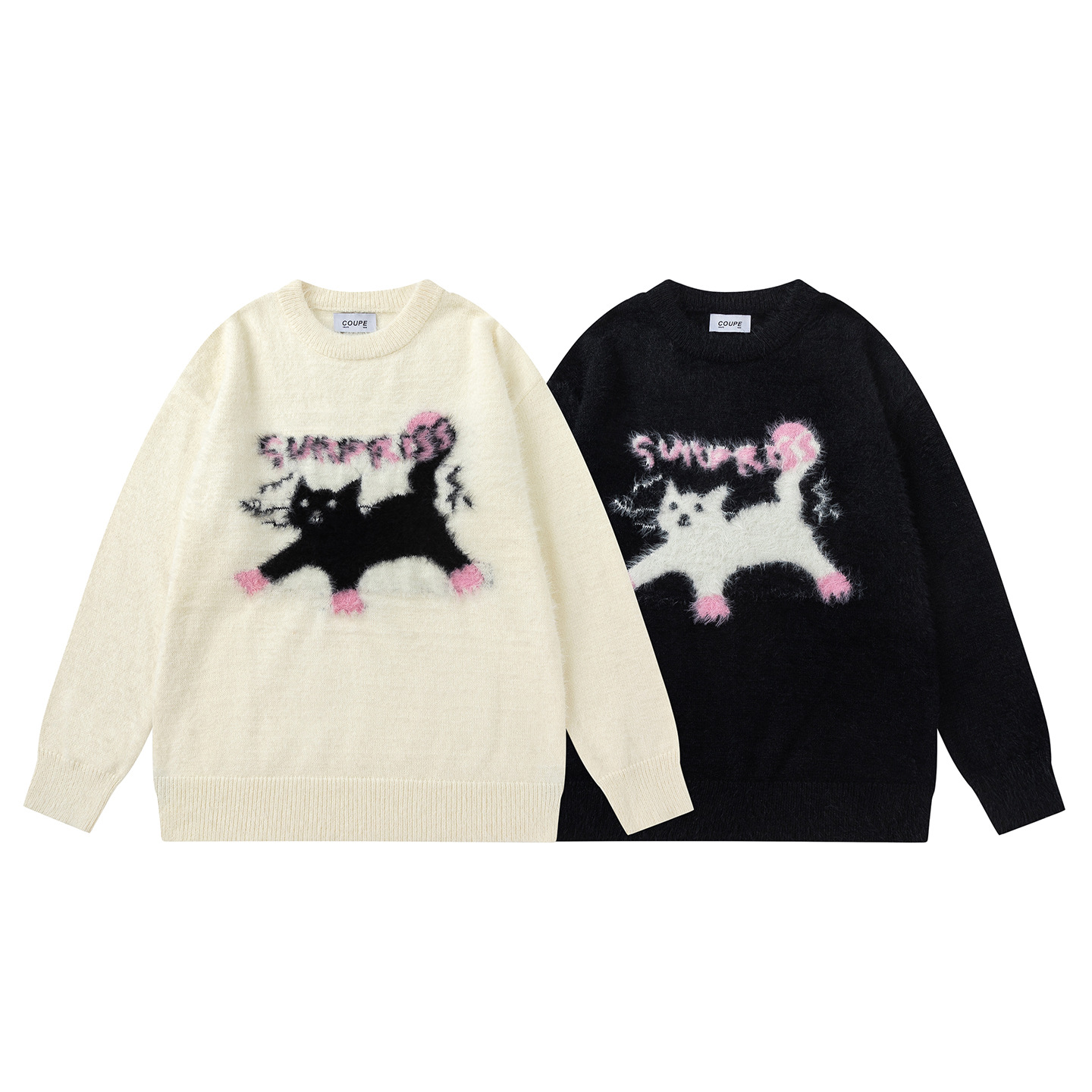 Cute Pet Cat Pattern Sweater — image 6