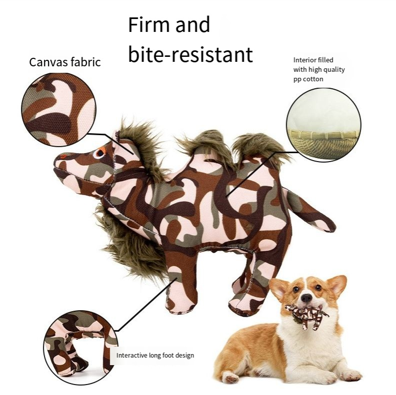 Juguetes de peluche para perros que emiten sonidos y se comunican para aliviar la aburrición, resistencia a mordiscos, entrenamiento al aire libre — imagen 5