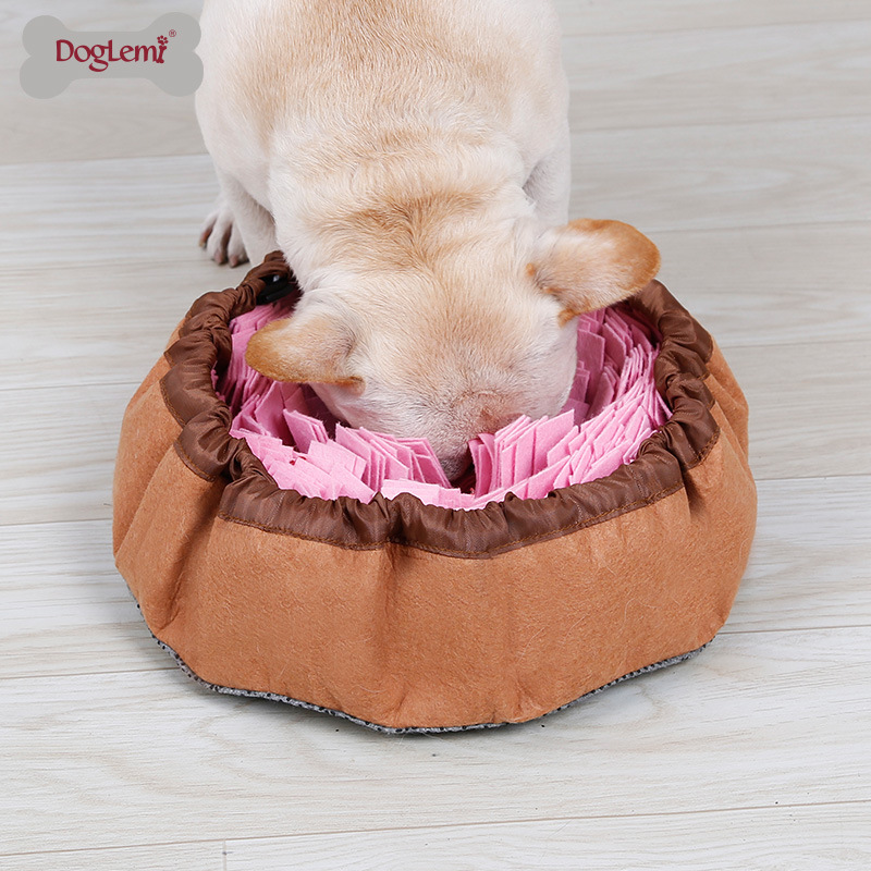 Slow Feeding Sniffing Mat Pet Toy Dog Food Dispensing Multi-Color Stress Relief Training Sniffing Dog Bowl — image 4