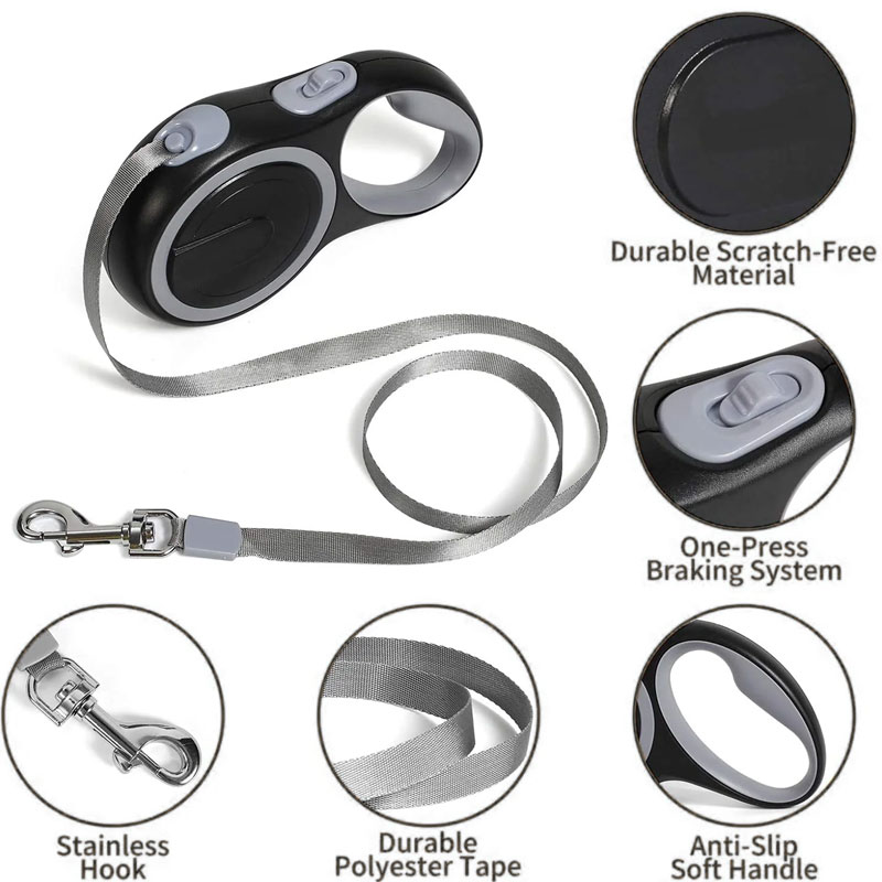 Retractable Dog Leash (5m/8m, 50kg capacity) – Adjustable, durable, for small/big dogs (walking, hiking) — image 12