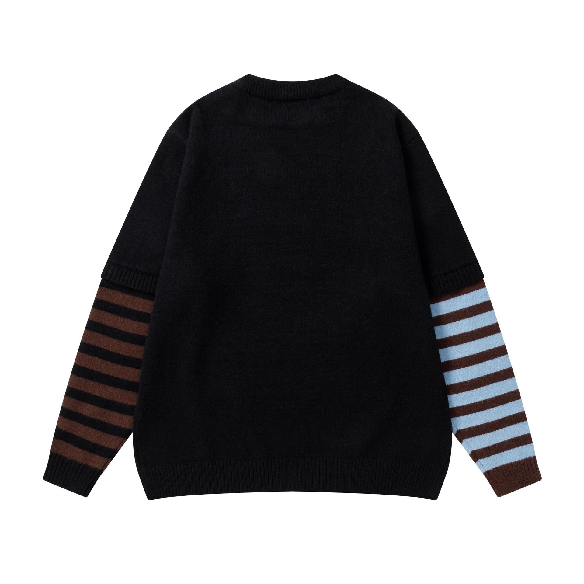 Fake two puppy jacquard sweaters — image 3