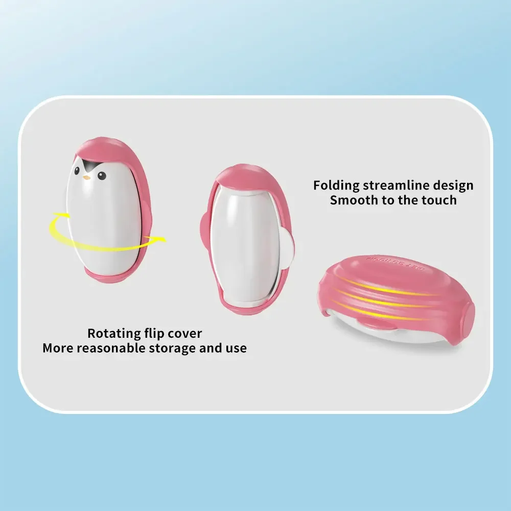 Penguin Lint Remover Household Portable Sticky Washable Reusable Mini Roller Brush Ball Suitable For Pet Hair Clothing Cleaning — image 6