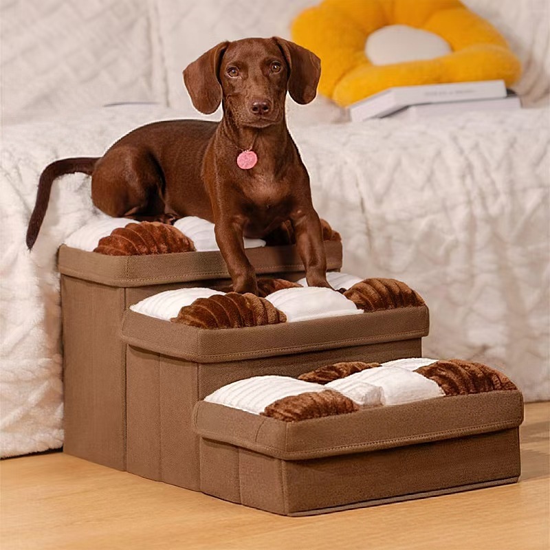 Escalera plegable de escalada para mascotas, almacenamiento y escalera para perros — imagen 2