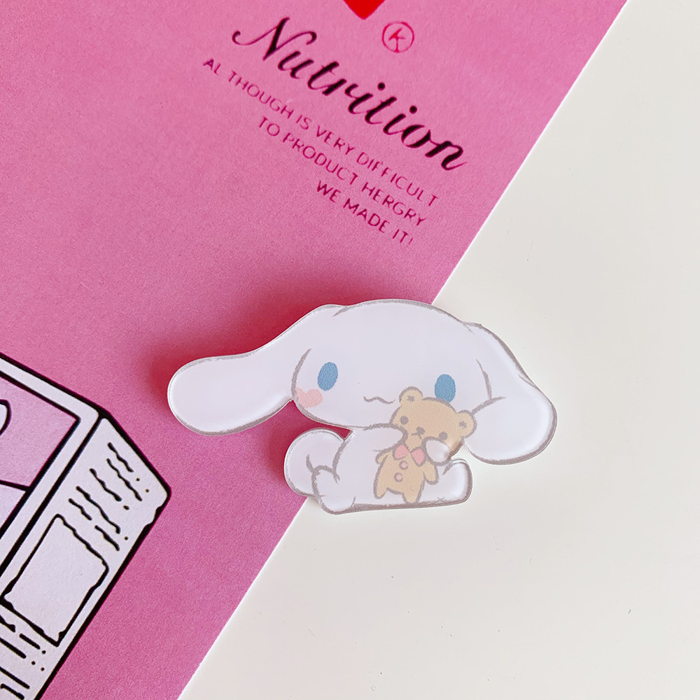 Broche de Acetato Corte y Creativo con Pupita de Cartón Adorables para Niñas Accesorios para Ropa Bolsos Pendientes — imagen 12
