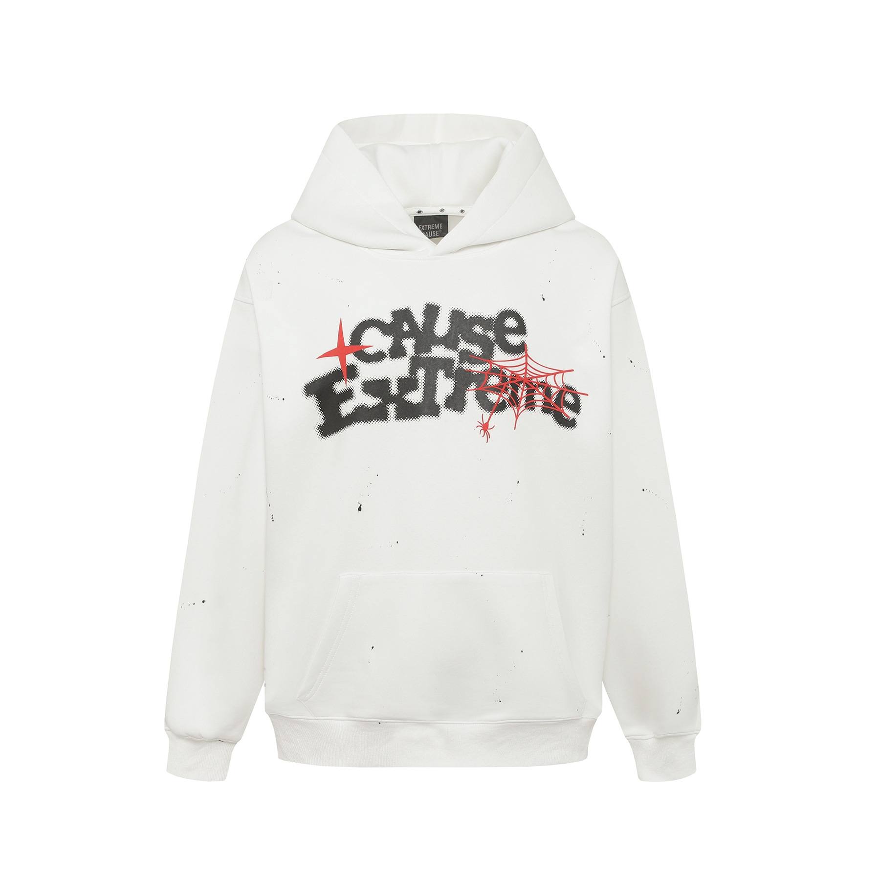 Spider web star letter hoodie — image 1