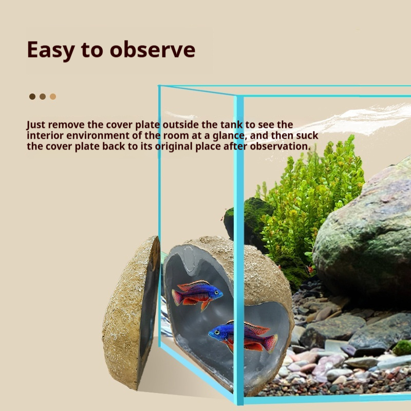 Decoraciones de Refugio Magnéticas para Acuario — imagen 1
