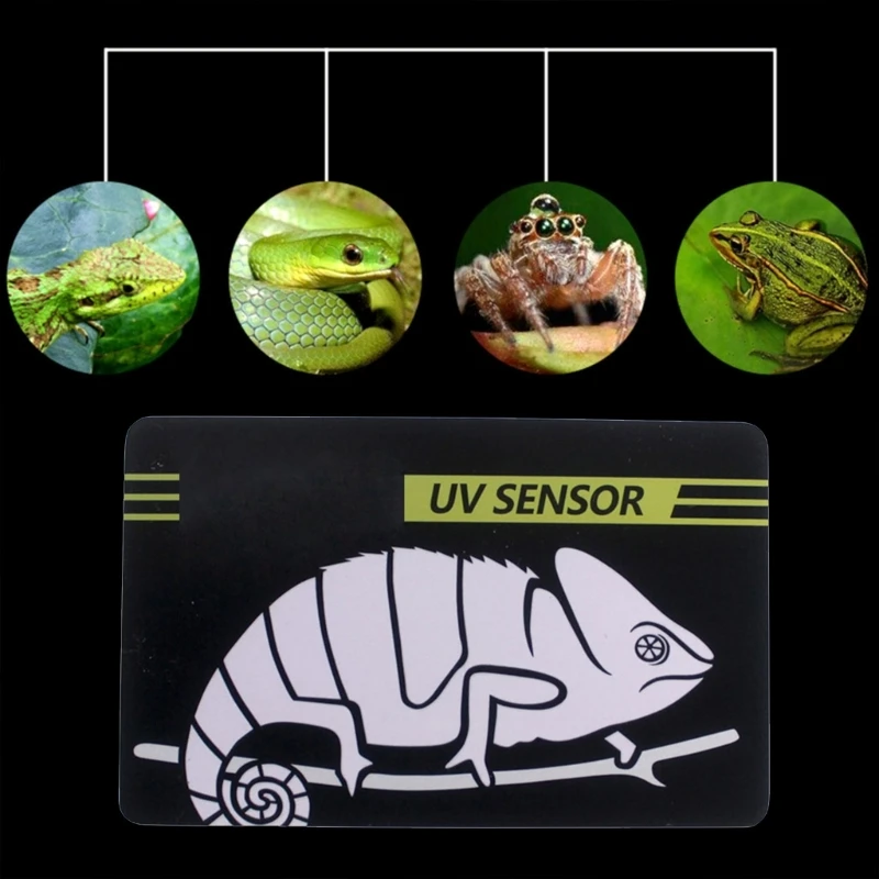 Reptile UVB Light Lamp Bulb Test Card UV Tests Paper Reptiles Terrarium Lamp Life Effective Tester Meter Pet Supplies — image 2