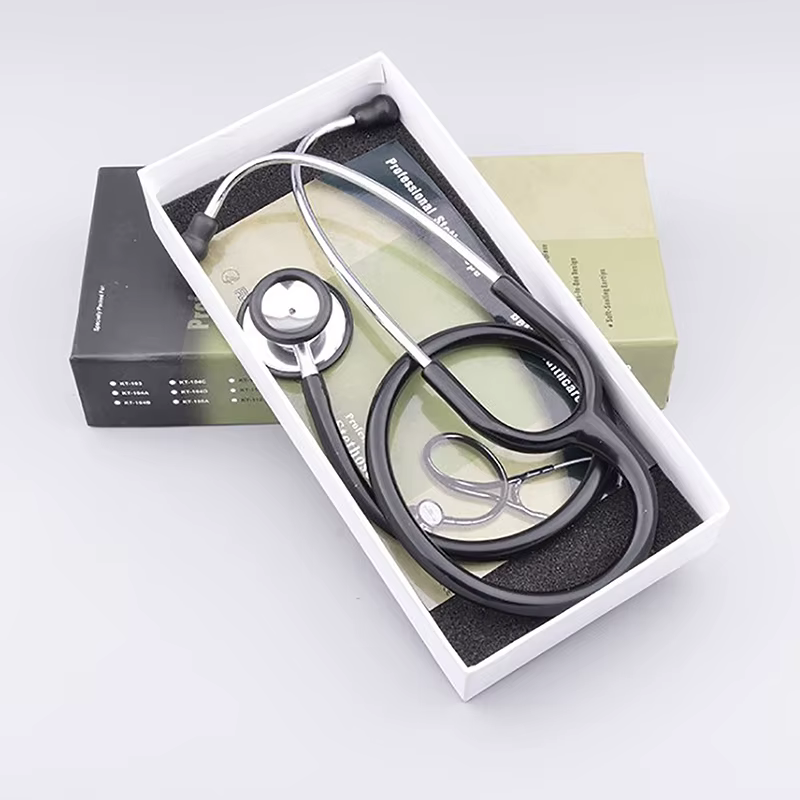 Professional heart stethoscope Vet Veterinary clinic Medical Equipment Portable multifunctional stethoscope double head tube — image 2