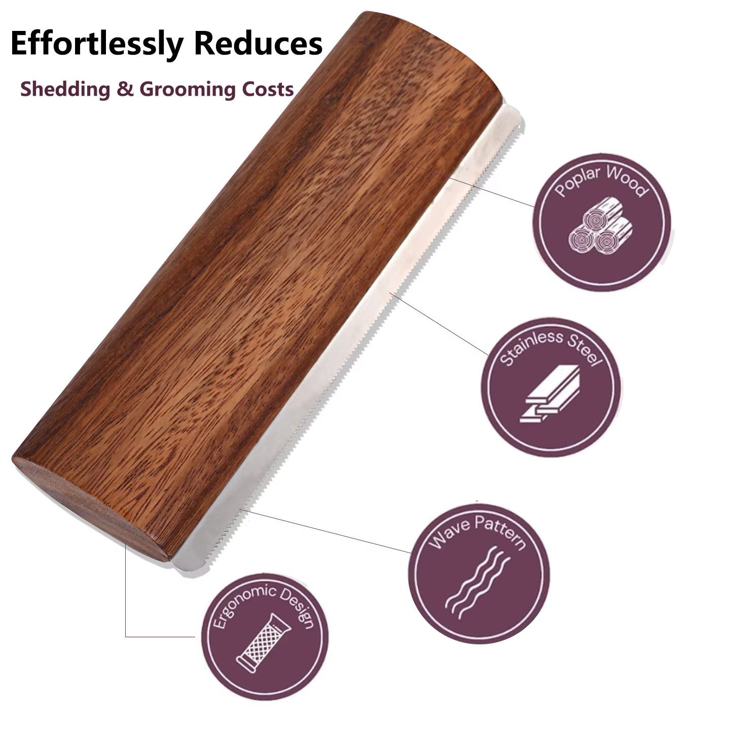 Pet Hair Removal Brush Livestock and Horse Brush, Cow Brush, Pet Hair Removal Tools, Cat Beauty Products, Hair Removal Dog Brush — image 6