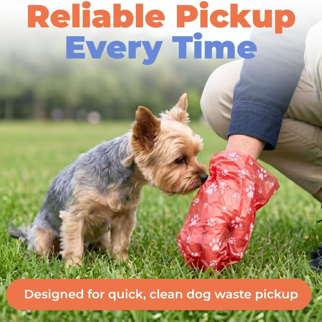 Best Pet Supplies Bolsas para Desechos de Perro, Repuestos de Limpieza para Paseos y Viajes al Aire Libre con Cachorros, Resistentes a Fugas y Desgarros, Plástico Grueso, Surtidas, 150 Bolsas — imagen 3