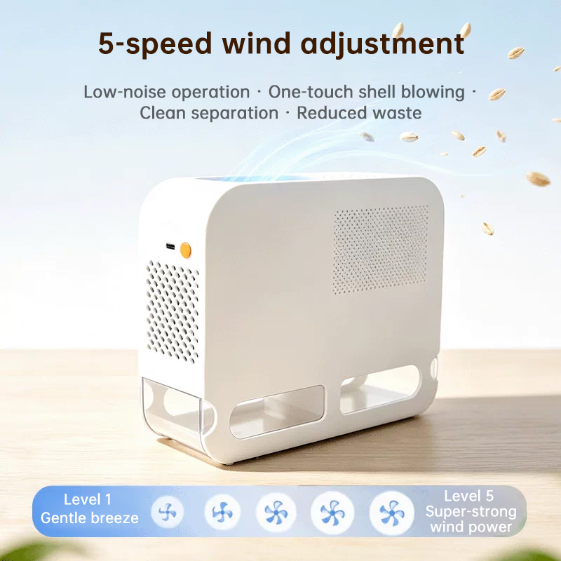 Electric Bird Seed Shell Remover – Adjustable Speed, Easy Clean Peeling Machine — image 6