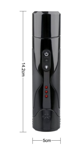 Rasuradora eléctrica de uñas para mascotas, recargable, compacta y fácil de usar, dos cabezas de rallado, luces LED, tres marchas, silenciosa, sin daño a las venas sanguíneas — imagen 1