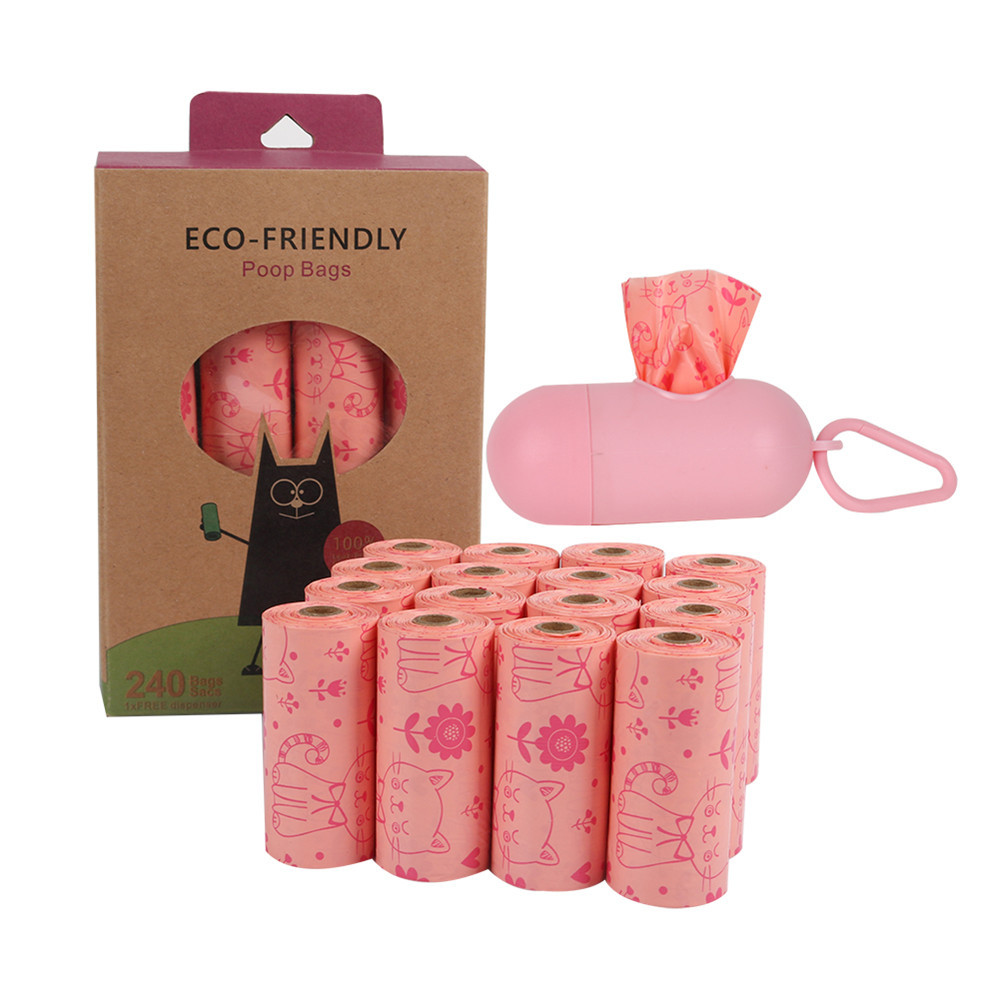Biodegradable pet garbage bag and fecal collection bag — image 1