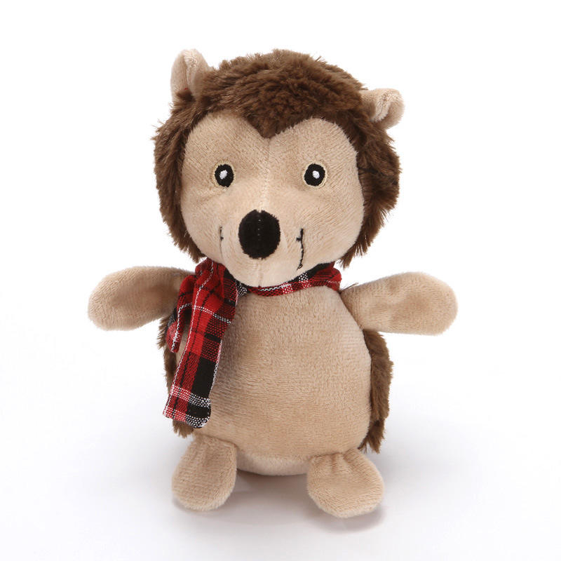 Christmas Santa Claus Pet Dog Toys Chew Squeaker Pet Plush Toys For Dogs Cute Biting Rope Sound Toys — image 8