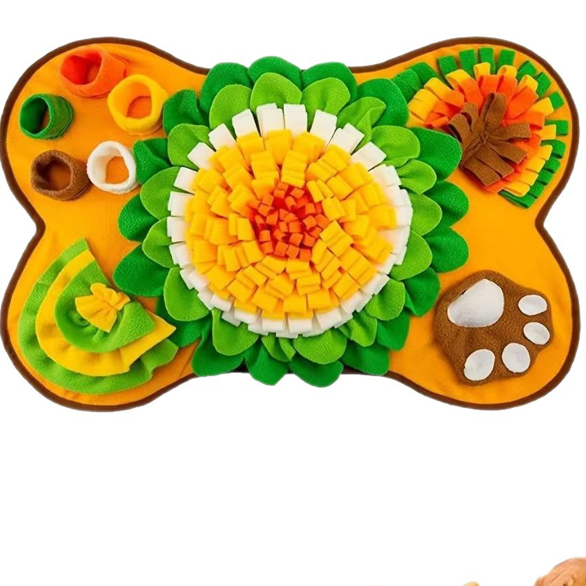 Pet Puzzle Snuffle Mat Slow Feeder Blanket Mental Stimulation Toy — image 6