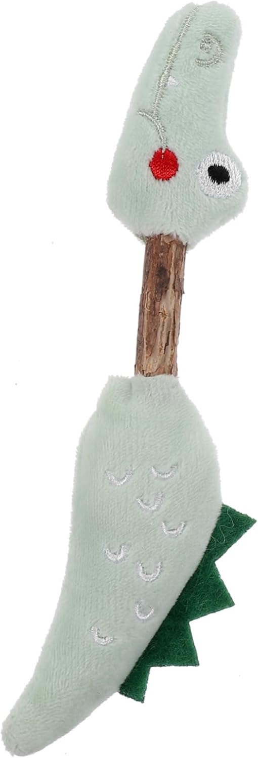 Cat Toy Kitten Toys Teeth Cleaning Toys Silvervine Sticks Cat Silvervine Stick Chew Sticks For Cats Cat Interaction Toys Kitten Plaything Cat Teaser Polygonum Wood The Cat — image 17