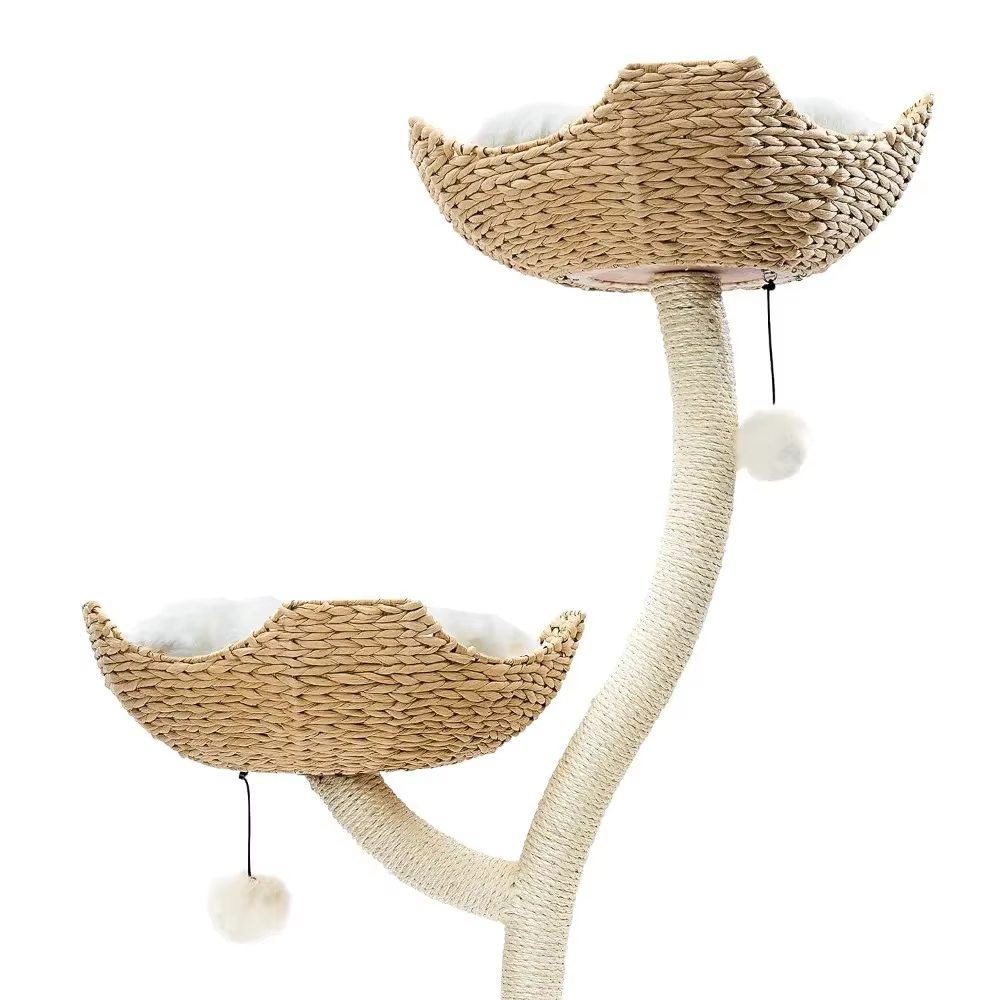 Árbol de Gato Moderno de 1.83 m de Alto para Gatos Grandes y Múltiples, Poste de Rastrillado con Diseño de Lujo, Resistente y Estable — imagen 4
