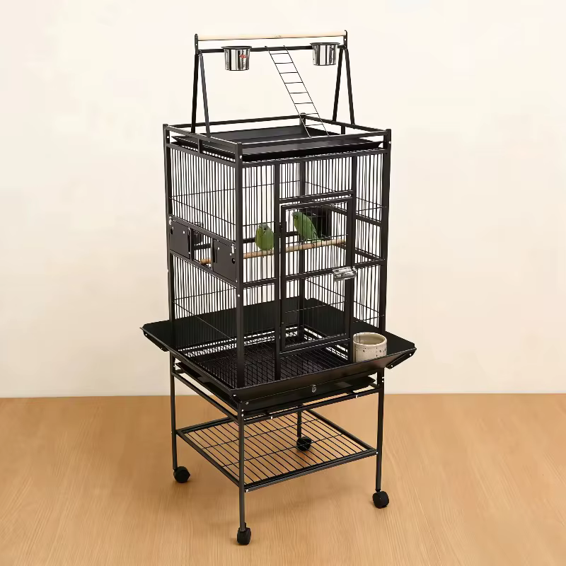 2026 Bird Cage Bird Breeding Cage Large Bird Cages Multifunctional Clear Parrot Cage Clean Jaulas Para Pajaros — image 3