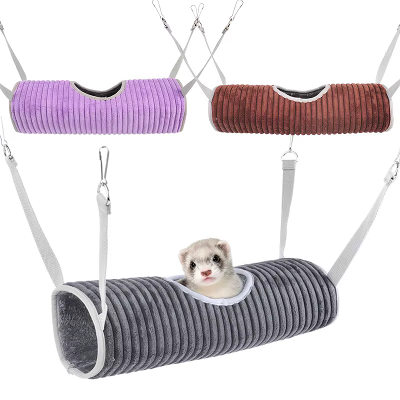 Hamster Hammock Ferret Hide Tunnel Warm Rat Hammock for Rodents Rats Accessories Rodent Hammock for Rat XCW05 — image 1