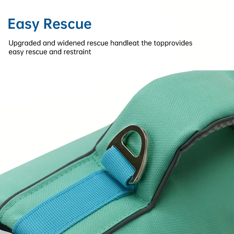 Vestidor de Perro Ajustable con Rayas Reflectivas – Alta Flotabilidad, Chaleco de Seguridad Transpirable para Deportes y Natación — imagen 7