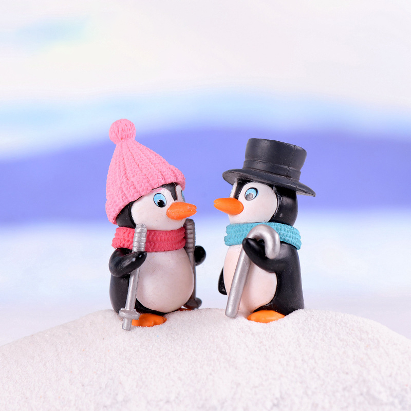 Moss Micro Landscape Jewelry Winter Penguin Male DIY Small Ornaments Multiple Internal Ornaments Crafts — image 3