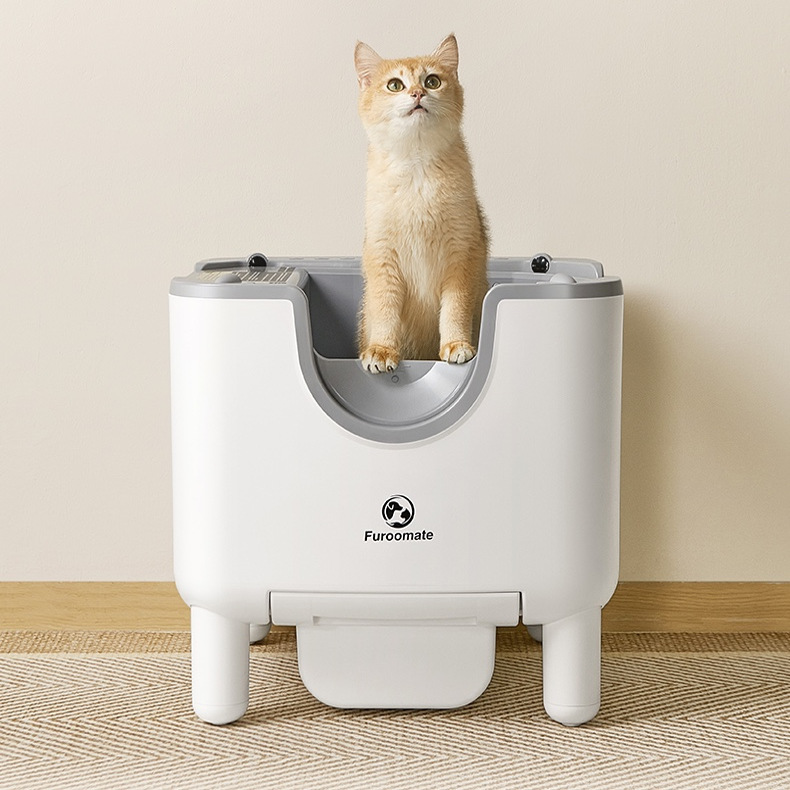 Caja de Arena Inteligente para Gatos Grande Completa Automática Estilo Abierto Auto-Limpieza Baño Higiénico para Mascotas Felinas — imagen 1