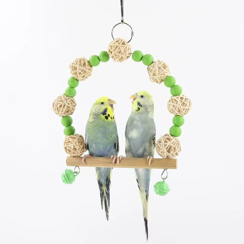 Columpio de juguete para pájaros, Juguete de columpio para loros, Suministros, Hamaca para loros, Juguete para mascotas, Suministros para mascotas, Accesorios para pájaros, Попугаи — imagen 1