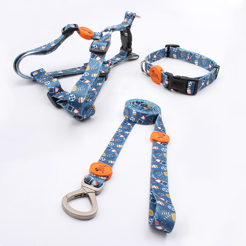 Vestido de Tira para Perros Grande Conjunto de Tres Piezas con Collar Corte Adorable para Perros Grandes — imagen 2