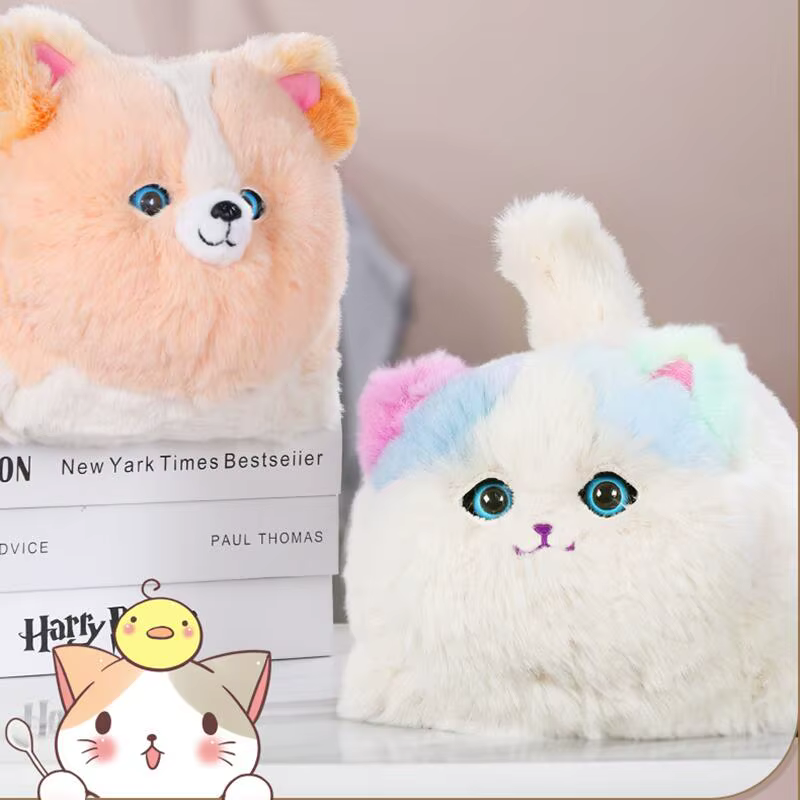 Cute Plush Toys Simulation Cat Dog Interactive Kids Huggy Pets Speak Electronic Accompanied Toy Children Gifts Birthday Awards — image 1