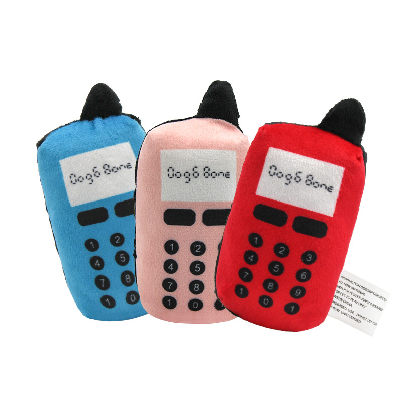 Llanto de Teléfono Sonoro Suave Azul Juguetes Interactivos para Perros Entrenamiento y Juego — imagen 4