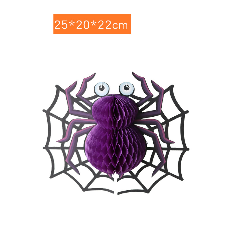 Adorno de Papel en forma de Colmena para Murciélagos, Decoración de Halloween — imagen 8