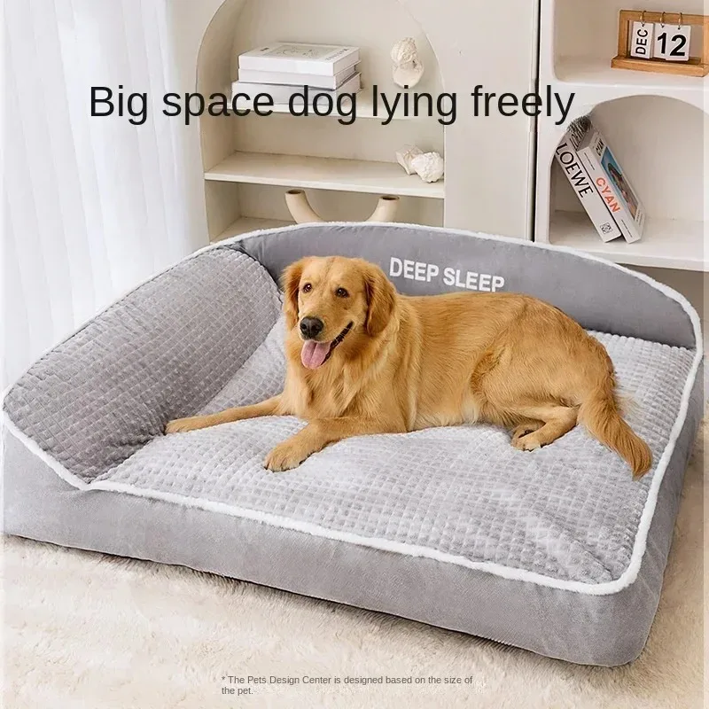 Pet Bed for Dog Winter Bedding Dogs Halloween Cats Christmas Sofa Warm Small Baskets Puppy Medium Large Pets Accessories Blanket — image 1