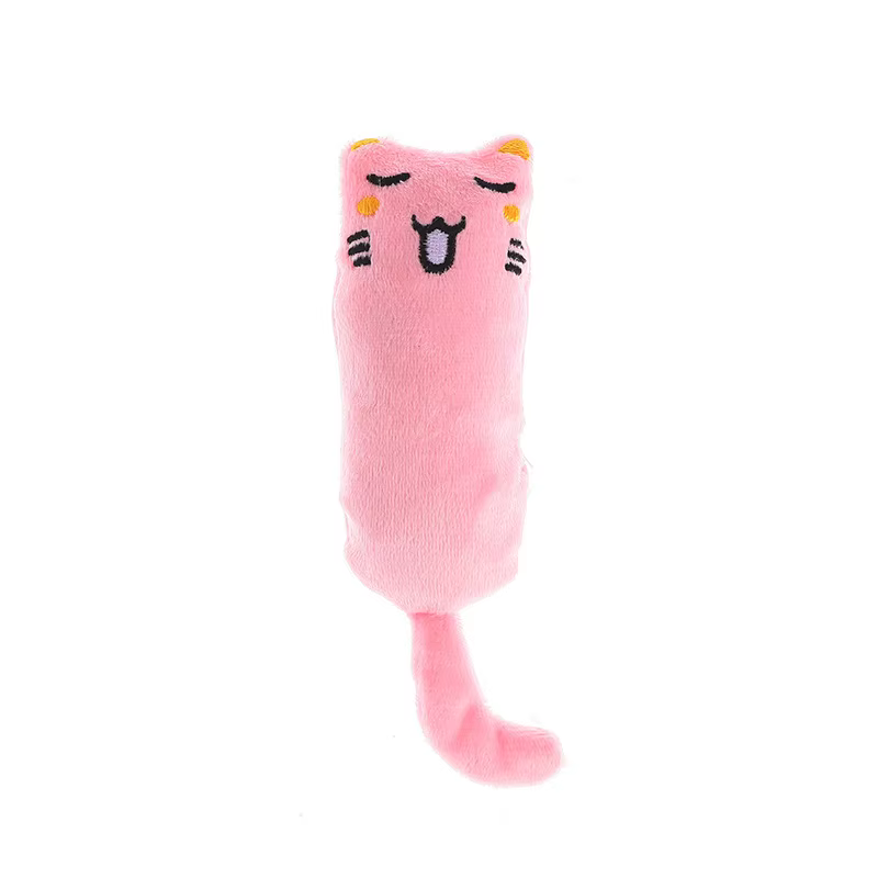 Cute Cat Toys Funny Interactive Plush Cat Toy Mini Teeth Grinding Catnip Toys Kitten Chewing Squeaky Toy Pets Accessories — image 6