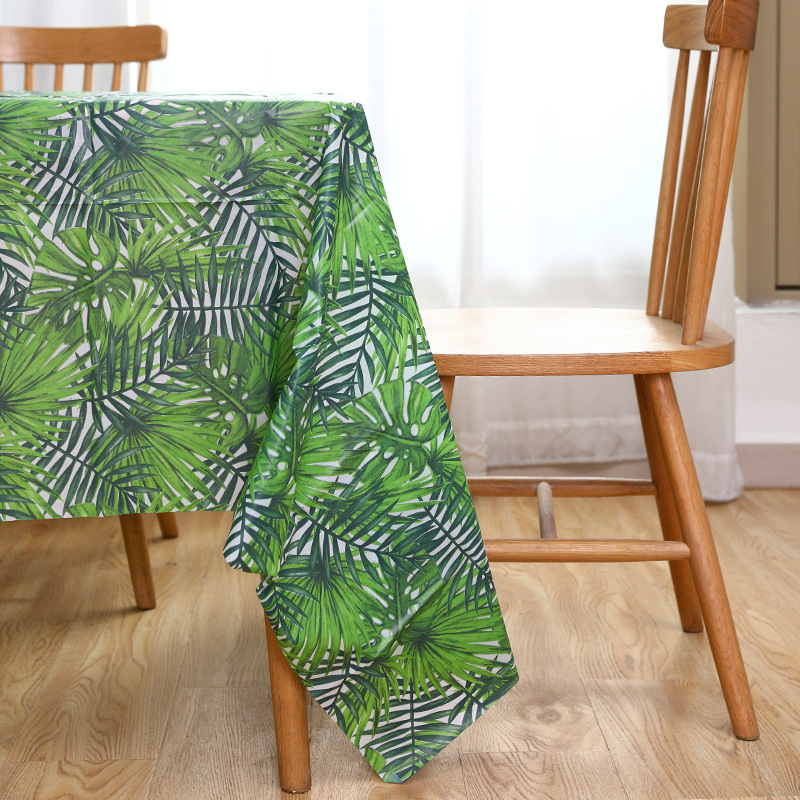 Waterproof and Oilproof Jungle Tablecloth Animal Stripe PEVA Tablecloth Party Decoration Disposable Tablecloth — image 4