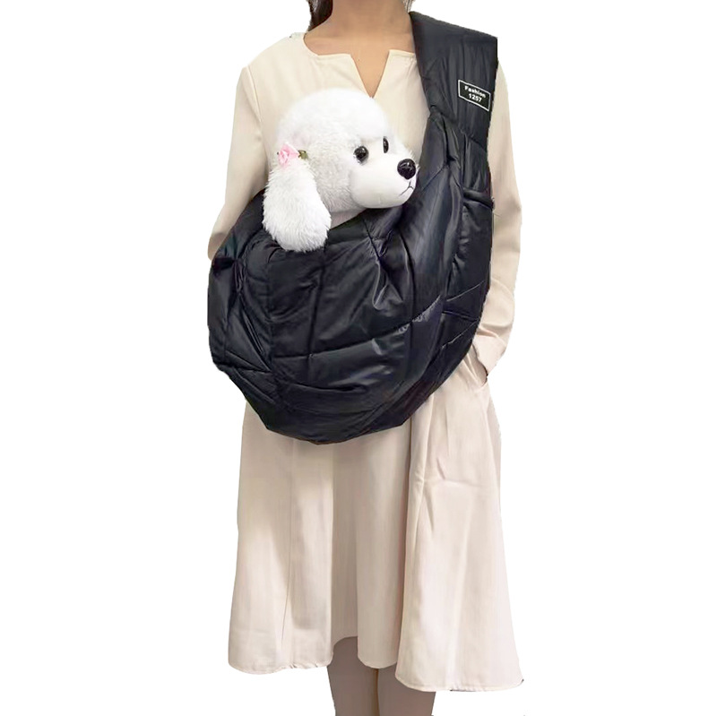 Mochila de invierno para gatos con diseño cruzado, portátil y cálido para uso al aire libre — imagen 5