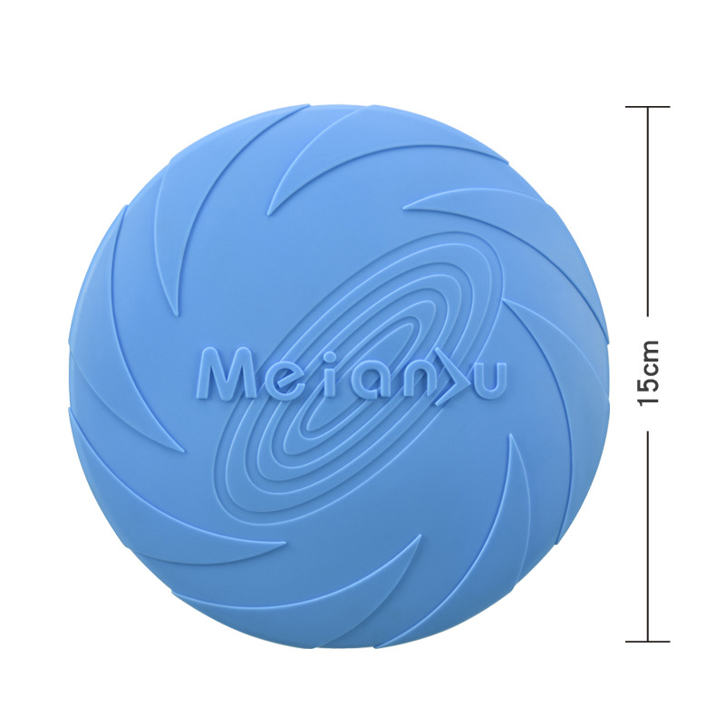 Meianju Dog Frisbee Pet Toys Interactive Toys Pet Frisbee Floating Bite resistant Retrieving Training — image 16