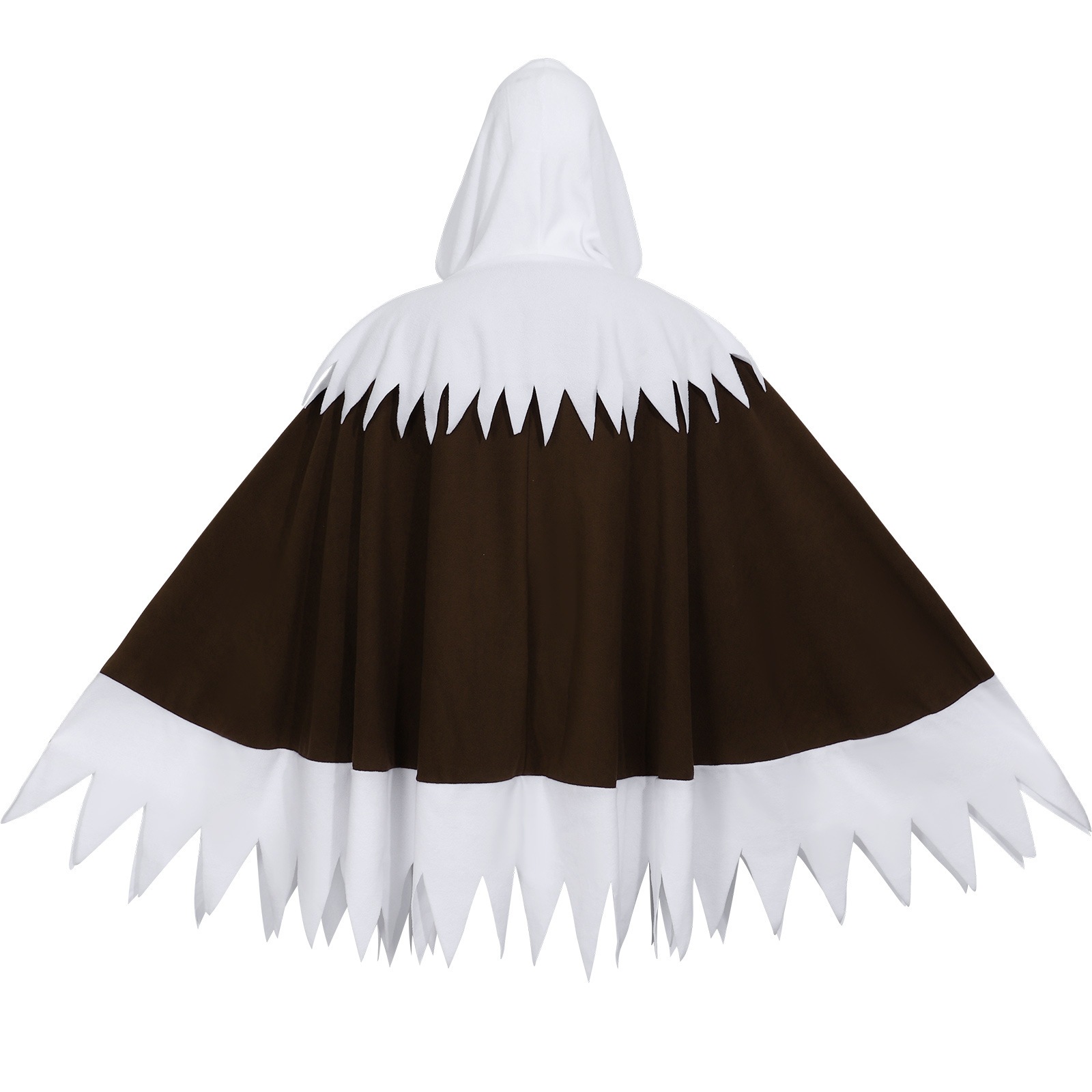 Bird Cosplay Costume Women's Bird-shaped Hooded Cloak Halloween Party Independence Day Bald Eagle Costume Cape — image 2